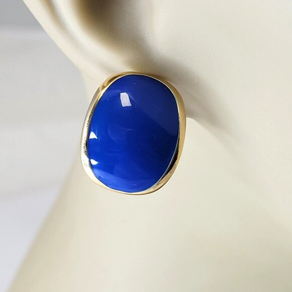 Blue Small Light Earrings - Picture 2 of 9